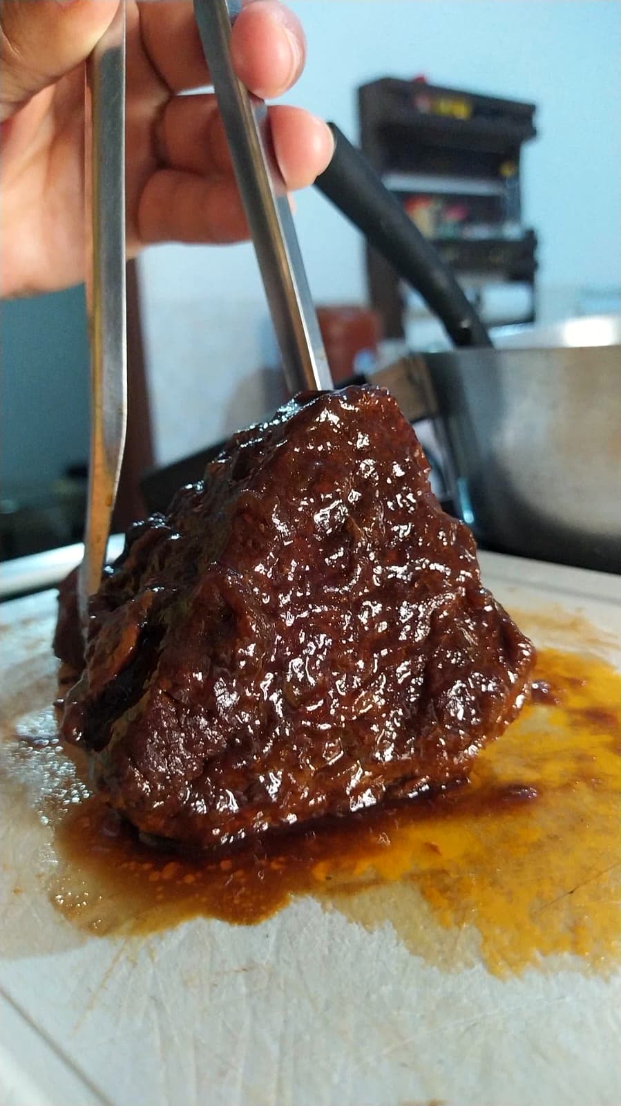 Carne ao molho selada